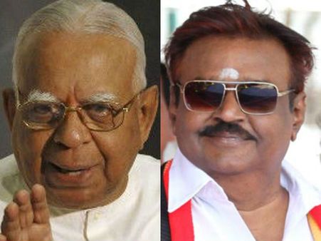 இலங்கை எதிர்க்கட்சித் தலைவர் சம்பந்தனுக்கு தமிழக சட்டசபை எதிர்க்கட்சித் தலைவர் விஜயகாந்த் வாழ்த்து!