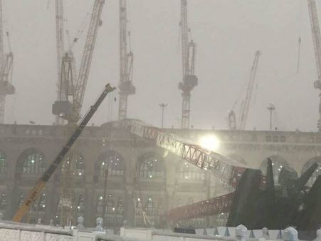 மெக்காவில் 107 பேரை பலிகொண்ட கிரேன் விபத்து நிகழ்ந்தது எப்படி?