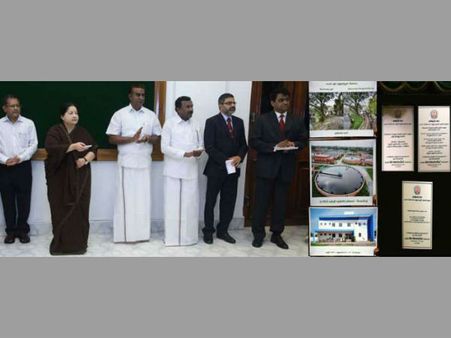 கூவம் நதியை சீரமைக்க ரூ.1935 கோடி செலவில் திட்டம்: ஜெயலலிதா அடிக்கல் நாட்டினார்