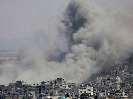 இஸ்ரேல் விமானங்கள் சரமாரி தாக்குதல்...... காஸா பகுதியில் போர் பதற்றம்