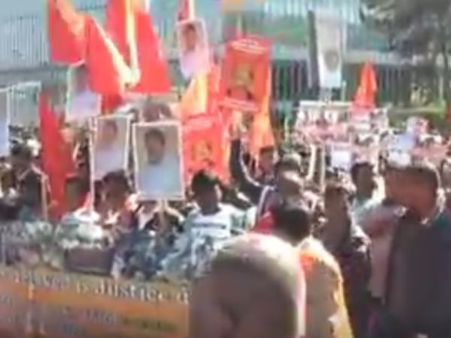 போர்க்குற்றம்: இலங்கை மீது சர்வதேச விசாரணை கோரி ஜெனீவாவில் பல்லாயிரக்கணக்கான ஈழத் தமிழர் போராட்டம்!!