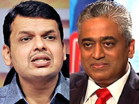 இறைச்சி தடை விவகாரம்.. கடிதங்கள் மூலம் மல்லுக்கட்டும் மகா. முதல்வர் பட்னவிஸ் - ராஜ்தீப் சர்தேசாய்