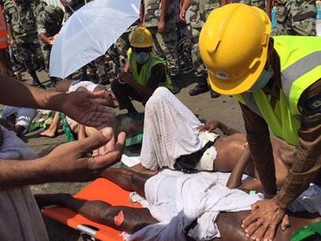 மினா நகர் விபத்து பற்றி தகவல் அறிய 00966125458000 எண்ணில் தொடர்பு கொள்ளலாம்