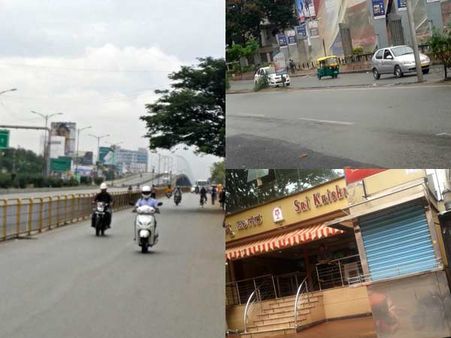 பந்த்துக்கு நடுவே பெங்களூரில் கணிசமான ஆட்டோ, டாக்சிகள் இயக்கம்.. திறந்திருந்த ஹோட்டல்கள்