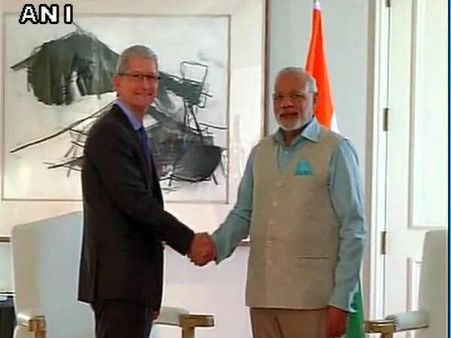 ஆப்பிள் நிறுவனத்துக்கும் இந்தியாவுக்கும் நெருங்கிய தொடர்பு: மோடியை சந்தித்த சிஇஓ டிம்குக் நெகிழ்ச்சி