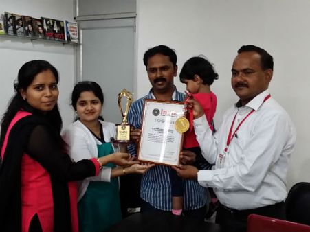 இந்தியன் புக் ஆஃப் ரெக்கார்ட்ஸ்சில் இடம் பிடித்த இரண்டரை வயது குழந்தை