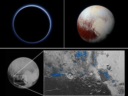 நீலவானம், செந்நிற ஐஸ்... செவ்வாயைத் தொடர்ந்து புளூட்டோவிலும் நீர்... நாசா அறிவிப்பு