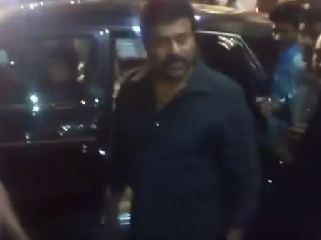 ரசிகர்களைத் திட்டிய மெகா ஸ்டார்...இணையத்தில் வைரலாகிறது வீடியோ