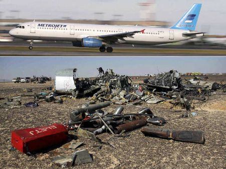 224 பேருடன் விபத்துக்குள்ளான ரஷ்ய விமானம் நடுவானிலேயே உடைந்து விழுந்தது - விசாரணையாளர்கள்