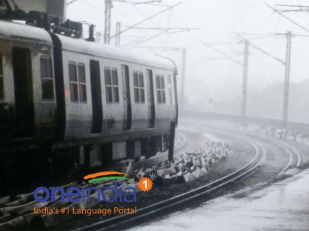 தண்டவாளத்தில் மரம் விழுந்ததால் பாதிக்கப்பட்ட தாம்பரம்-கடற்கரை மின்சார ரயில் போக்குவரத்து