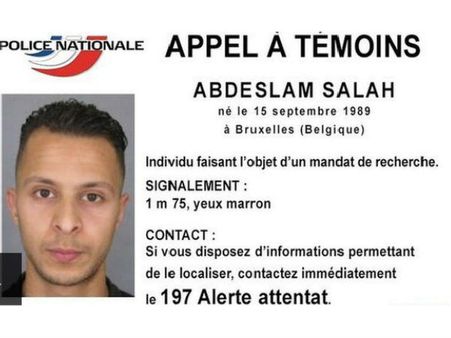 பாரீஸ் தாக்குதல்: பெல்ஜியத்தைச் சேர்ந்த அப்துஸலாமை தேடும் போலீஸ்; சிக்கியும் நழுவவிட்ட போலீஸ்