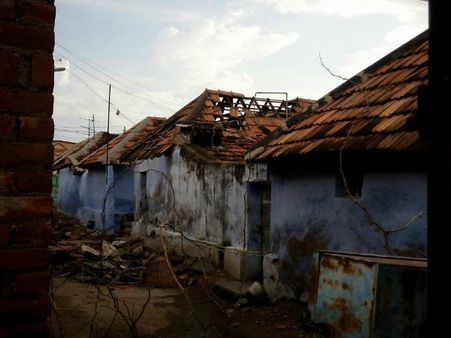 சங்கரன் கோவிலில் சூறைக்காற்றுக்கு 120க்கும் மேற்பட்ட வீடுகள் சேதம்