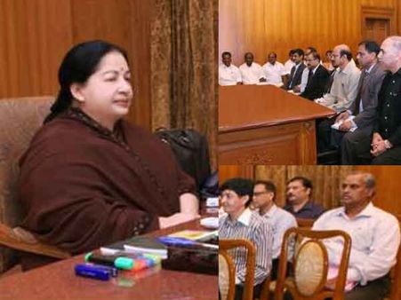 மழை வெள்ள சேதத்தை விரைவாக கணக்கிடுங்கள்: மத்திய குழுவிடம் ஜெயலலிதா கோரிக்கை