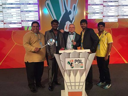 'சென்னை ஷ்மாஷர்ஸ்'... பேட்மிண்டன் அணியை வாங்கினார் விஜயகாந்த் மகன் விஜய பிரபாகரன்!