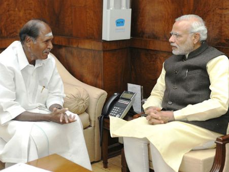 கூடுதலாக ரூ200 கோடி நிவாரணம்... மோடியிடம் ரங்கசாமி நேரில் வலியுறுத்தல்