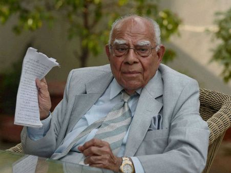 ஜேட்லி தொடர்ந்த அவதூறு வழக்கு... கேஜ்ரிவாலுக்காக வாதாட களமிறங்குகிறார் ராம்ஜெத்மலானி