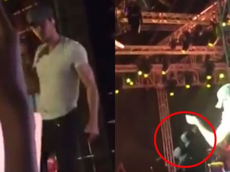 இசை நிகழ்ச்சியில் பாடகர் மீது பிராவை வீசிய பெண்கள்... கொழும்புவில் பரபரப்பு