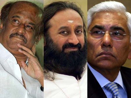 நடிகர் ரஜினிகாந்த், ஸ்ரீஸ்ரீரவிசங்கருக்கு பத்ம விபூஷண்- மாஜி சிஏஜி வினோத் ராய்க்கு பத்மபூஷண் விருது!