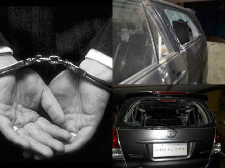 பழ. கருப்பையா வீட்டின் மீது கல்வீச்சு: 3 பேர் கைது!