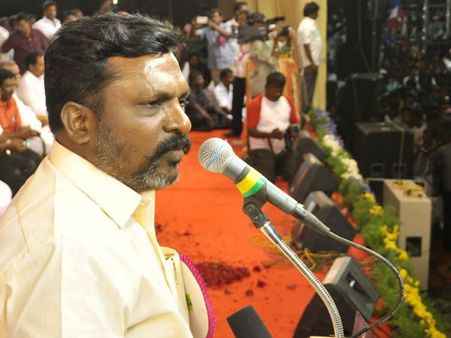 முதல்வர் வேட்பாளர் என்ற பேச்சுக்கே இடமில்லை.. சர்ச்சைக்கு முற்றுப்புள்ளி வைத்தார் திருமா.