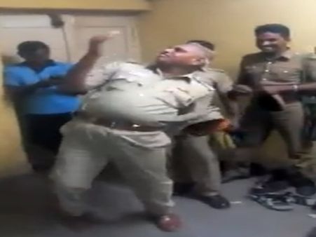 போதை தலைக்கேறி குத்தாட்டம் போடும் ஜெயிலர்... இது சேலத்தில் !