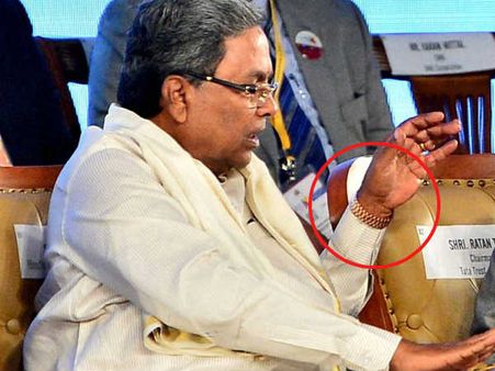 கர்நாடக முதல்வர் சித்தராமையா அணிந்துள்ள வாட்ச் மதிப்பு ரூ.70 லட்சம்?