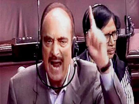 பாஜக உத்தரவால் ராஜ்யசபாவை முடக்கிய அதிமுக.... குலாம்நபி ஆசாத் பாய்ச்சல்