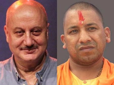 நிஜவாழ்க்கையிலும் அனுபம்கெர் வில்லனே.... சாடும் பாஜக எம்பி யோகி ஆதித்யநாத்