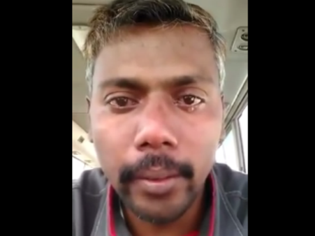 தயவு செய்து என்னை காப்பாத்துங்க: சவுதியில் சிக்கித் தவிக்கும் இந்தியர் வீடியோ மூலம் கண்ணீர் கோரிக்கை