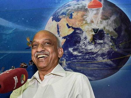 வெற்றிகரமாக நிலைநிறுத்தப்பட்டது ஐ.ஆர்.என்.எஸ்.எஸ்.1 எஃப் செயற்கைகோள் - இஸ்ரோ தலைவர் கிரண்குமார்