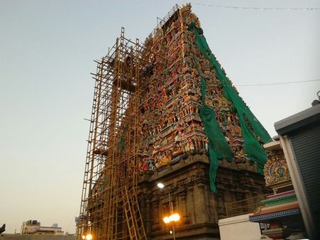 மயிலை கபாலீஸ்வரர் கோவிலில் இன்று கும்பாபிஷேகம் !