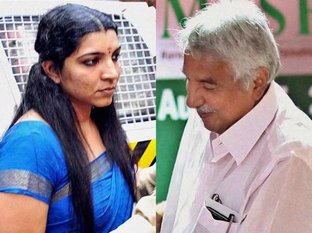 உம்மன் சாண்டி தனக்கு பாலியல் ரீதியான தொந்தரவு கொடுத்தார்: சரிதா நாயார்- மறுக்கும் சாண்டி