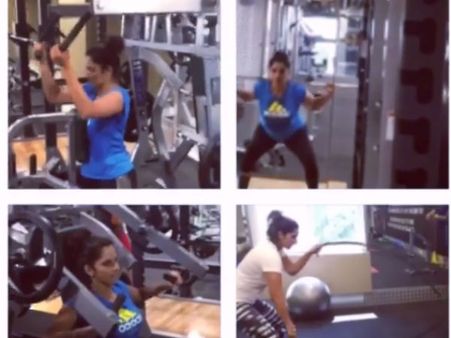 மூக்கு முட்ட பிரியாணி சாப்பிட்டாலும் சானியா ஸ்லிம்மா இருப்பது எப்படி?: வீடியோ இதோ