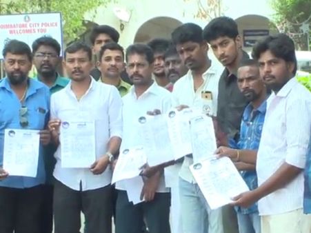 தெறி திருட்டு விசிடி...விஜய் ரசிகர்கள் போலீசில் புகார் - வீடியோ