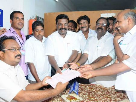 கூட்டணி ஆட்சி அமையும் - காட்டுமன்னார் கோவிலில் வேட்புமனு தாக்கல் செய்த திருமா நம்பிக்கை