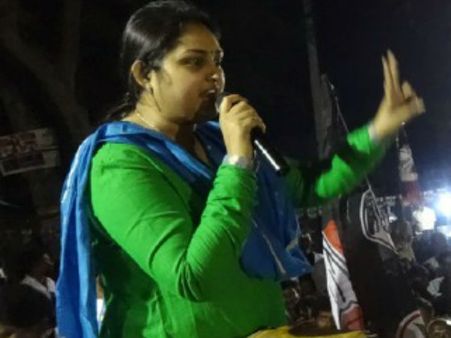 டயரே இல்லாத வண்டி ம.ந.கூட்டணி.. கடைசி வரைக்கும் நிற்குமே தவிர நகராது - நடிகை விந்தியா அட்டாக்