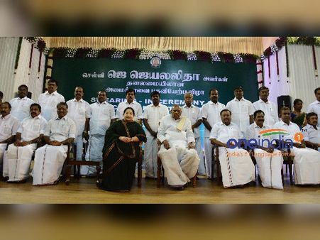 பதவியேற்ற கையோடு ஜெ. அமைச்சரவையில் மாற்றம்... 4 புதிய அமைச்சர்கள் நியமனம்- மே 25ல் பதவியேற்பு