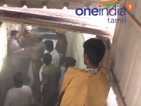 ஏசியில் மின்கசிவு... சென்னை ஐடி ஆபிசில் தீ விபத்து... கம்யூட்டர்கள், ஆவணங்கள் நாசம்- வீடியோ