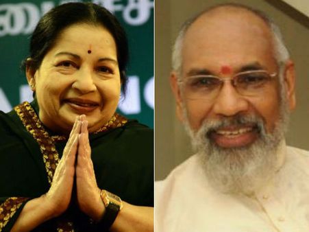 இலங்கை வடக்கு மாகாண முதல்வர் விக்னேஸ்வரனுக்கு ஜெ. நன்றி