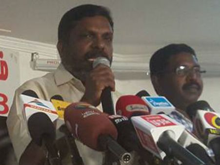 கருணாநிதிக்கு எனது இதயம் கணிந்த பிறந்த நாள் வாழ்த்துகள்... திருமாவளவன்