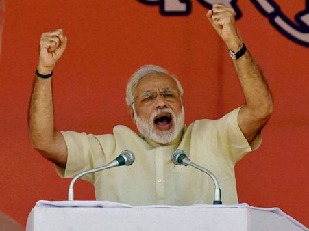 பாஜக ஆளும் மாநிலங்கள் எல்லாம் வேகமாக வளர்ச்சியடைகின்றன - மோடி பெருமிதம்