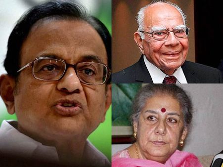 ராஜ்யசபா தேர்தல்: ப.சிதம்பரம், ராம்ஜெத்மலானி, அம்பிகாசோனி போட்டியின்றி தேர்வு