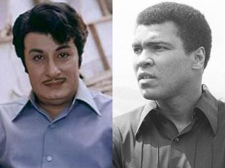 முகமது அலிக்கு மீன் கறி விருந்து கொடுத்து நெகிழ வைத்த எம்.ஜி.ஆர்