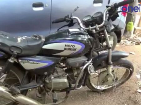 ஆண்டிப்பட்டி அருகே மணல் லாரி மீது பைக் மோதி விபத்து... ஒருவர் பலி - வீடியோ