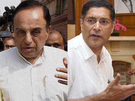 அரவிந்த் சுப்ரமணியன் விவகாரத்தில் அடங்க மறுக்கும் சு.சுவாமி