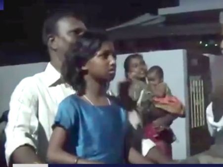 இரவில் கடைக்குச் சென்ற சிறுமியை கடத்த முயற்சி... மது போதையில் இருந்த இளைஞர் கைது - வீடியோ