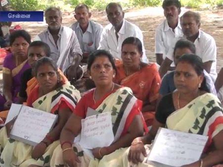 அரசின் நலத்திட்ட உதவிகள் கிடைக்கவில்லை... சென்னையில் போராட்டம் நடத்திய நெல்லை மக்கள்- வீடியோ