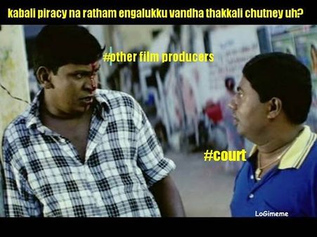 இணையத்தை  கலக்கும் கபாலி  மீம்ஸ்கள்...ஜெயிக்கப் போவது யாரு?