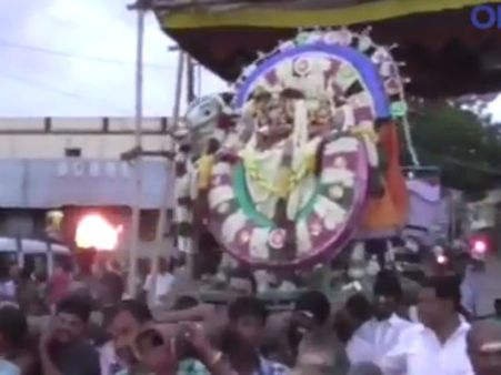 மானாமதுரை கோயிலில் ஆடித்தபசு திருவிழா... பக்தர்கள் பரவசம்- வீடியோ