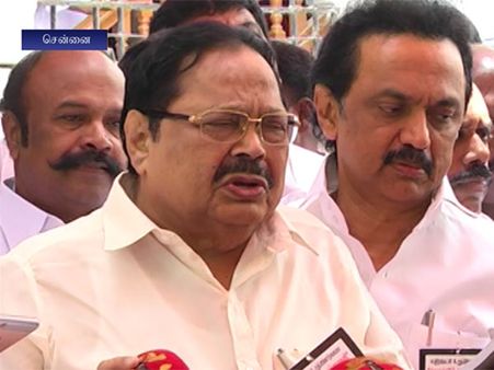 சாராய சாம்ராஜ்யத்தை உருவாக்கியவர் எம்.ஜி.ஆர். தான்... துரைமுருகன் தாக்கு- வீடியோ